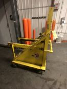 MTC PORTABLE FORK LIFT BATTERY TRANSPORT CART, MODEL BT-24-11L, S/N S-20001