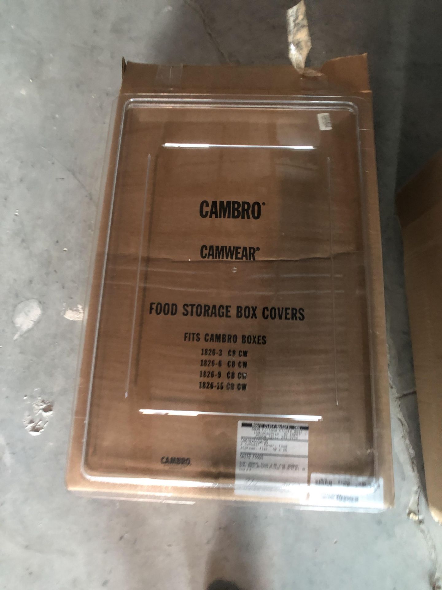 CAMBRO (4) NEW CLEAR FOOD BOXES AND LIDS APPX 10'' DEPTH, CAMBRO (4) FOOD BOX COLANDERS WITH LIDS - Image 4 of 6