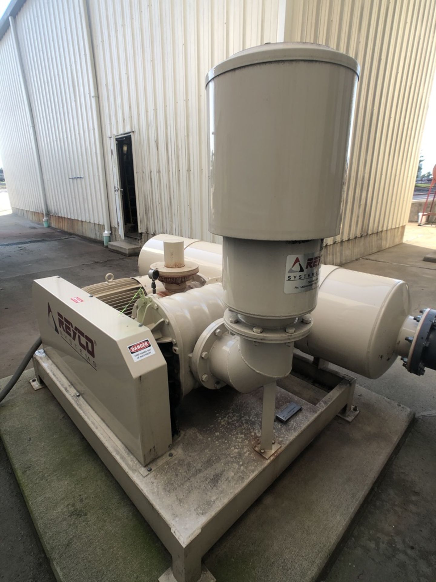 2016 REYCO SKID-MOUNTED ROTARY POSITIVE DISPLACEMENT BLOWER PACKAGE, MODEL 718 URAI 50 HP BLOWER - Image 14 of 14