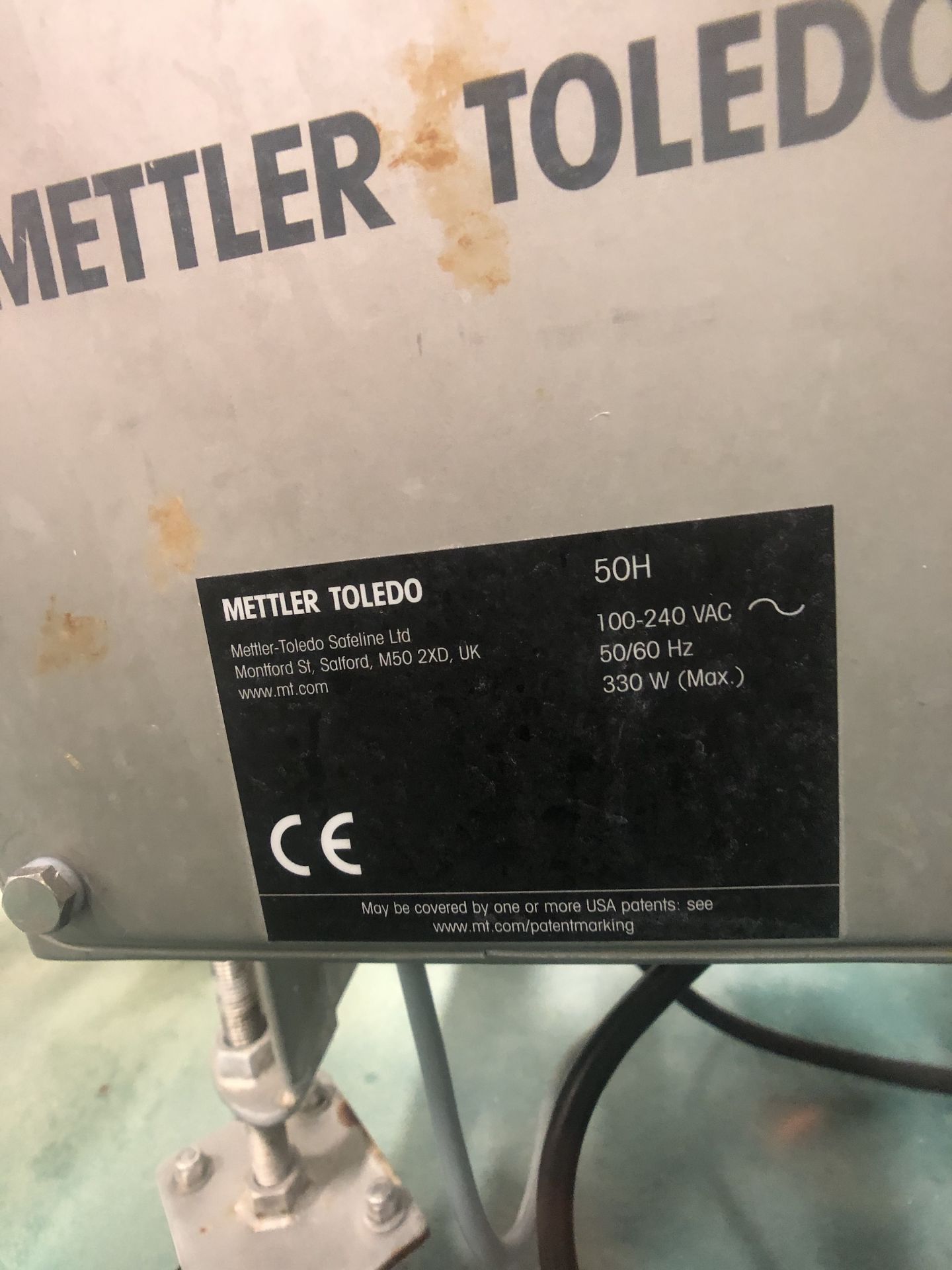 METTLER TOLEDO V3/SS/R/300 KH2 CONVEYORIZED METAL DETECTOR WITH PRODUCT REJECT STATION, S/N - Image 5 of 17