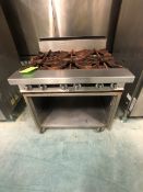 JADE 6-BURNER RANGE, MODEL JTRH-6/CO192472, S/N 0000041411UJ