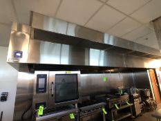 CADDY INTELLI-HOOD 2-SECTION S/S EXHAUST HOOD, MODEL SHBC-C-W-118.5-ND-60, S/N V-5323, WITH
