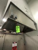 S/S CADDY EXHAUST HOOD APPX LWH 62'' x 36'' x 23''