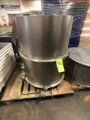 S/S Dewatering Centrifuge / VEGETABLE SPIN DRYER, W/ STERLING ELECTRIC MOTOR 3HP 1745 RPM, INT