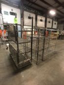 (6) ALUMINUM WIRE RACKS (4 -APPX DIM. LWH'' 48 X 18 X 61, OTHER VARIOUS SIZES)