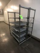 (2) PLASTIC RACKS APPX DIM. LWH'' 53 X 20 X 72