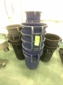 (18) 32 GALLON TRASH CANS