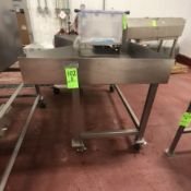 S/S PACK-OFF/WASH TABLE, APPX DIM. L66'' X W44''