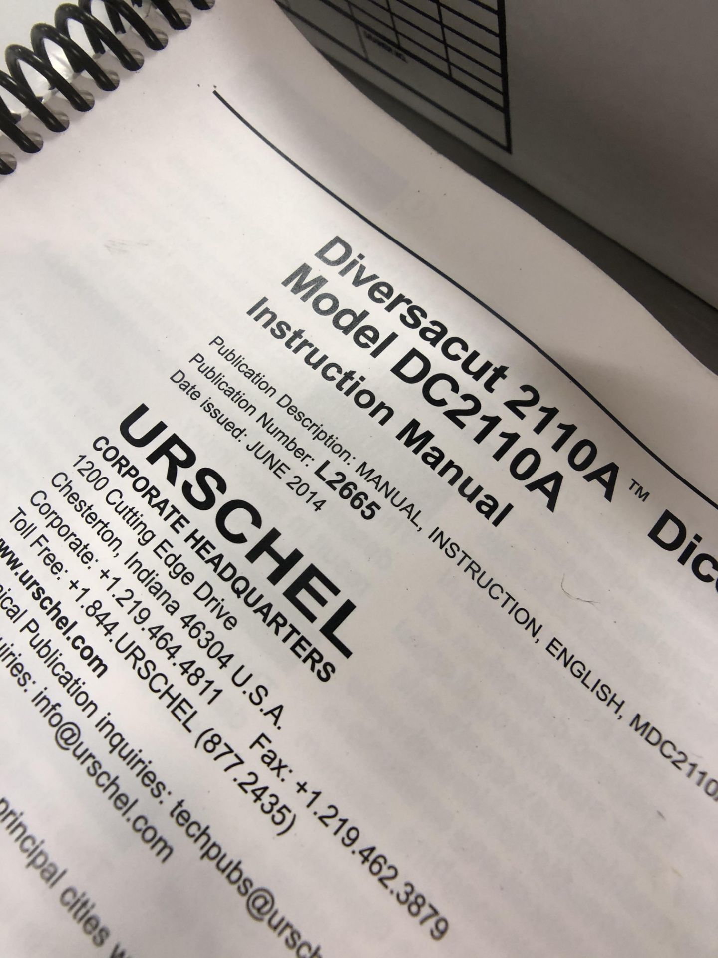 URSCHEL DIVERSACUT DICER MODEL 2110A, S/N 924, 5HP, 1460 RPM - Image 5 of 13