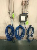 CHEMSTATION WASH DOWN STATION AND WALL MOUNTED HOSE WITH TEMP GUAGE