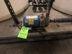 2016 GOULDS 316 S/S CENTRIFUGAL RECIRULATION PUMP, MODEL NPE, SIZE 1-1/4 X 1/2-6 (SOLD SUBJECT TO