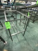 (5) S/S VARIOUS SIZE TABLE/BASE/STANDS