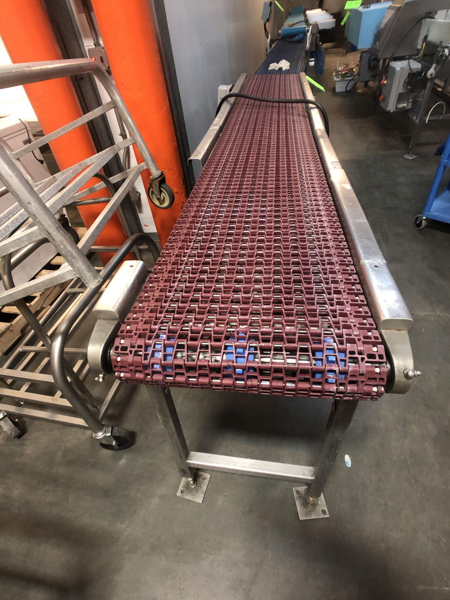 CONVEYOR W/ S/S WASHDOWN MOTOR, LENZE TECH AC VFD, APPX DIM. L109'' X W15'' - Image 4 of 7