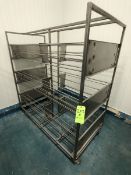 S/S PORTABLE WASH RACKS MOUNTED ON CASTERS