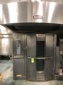 2016 HOBART BAXTER ROTATING DOUBLE RACK OVEN - ENERGY EFFICIENT GAS, MODEL OV500G2-EE, S/N 24-