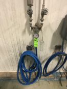 WALL MOUNTED HOSE/WASH DOWN STATION W/ TEMP GAUGE