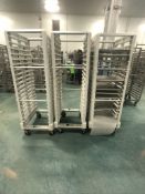 (3) PLASTIC END LOAD 20-PAN RACKS