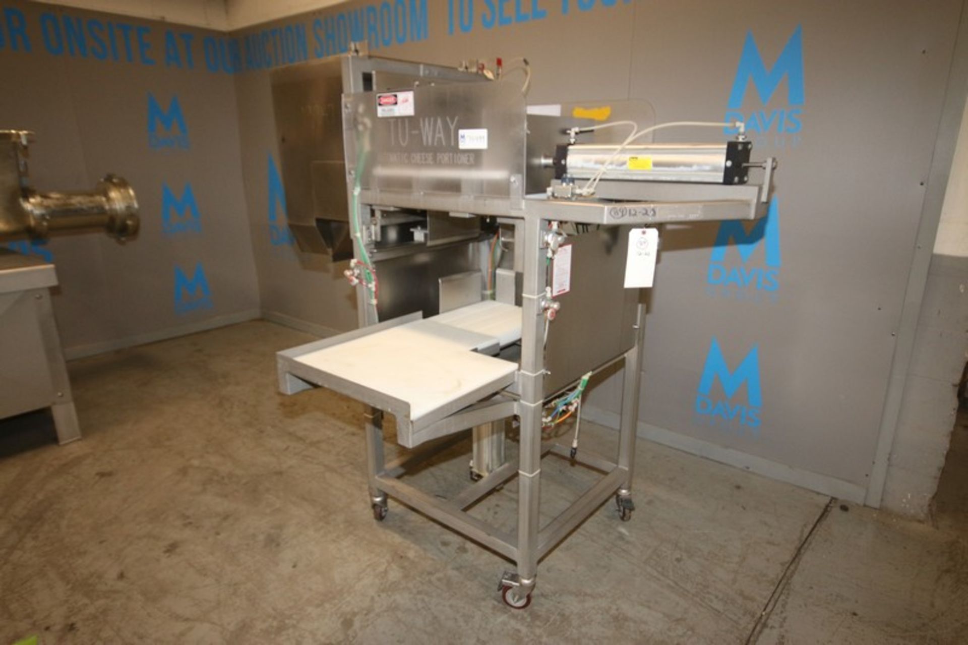GMC Tu-Way Automatic Cheese Portioner, with S/S Discharge Chute & Push Cylinder, - Image 2 of 10
