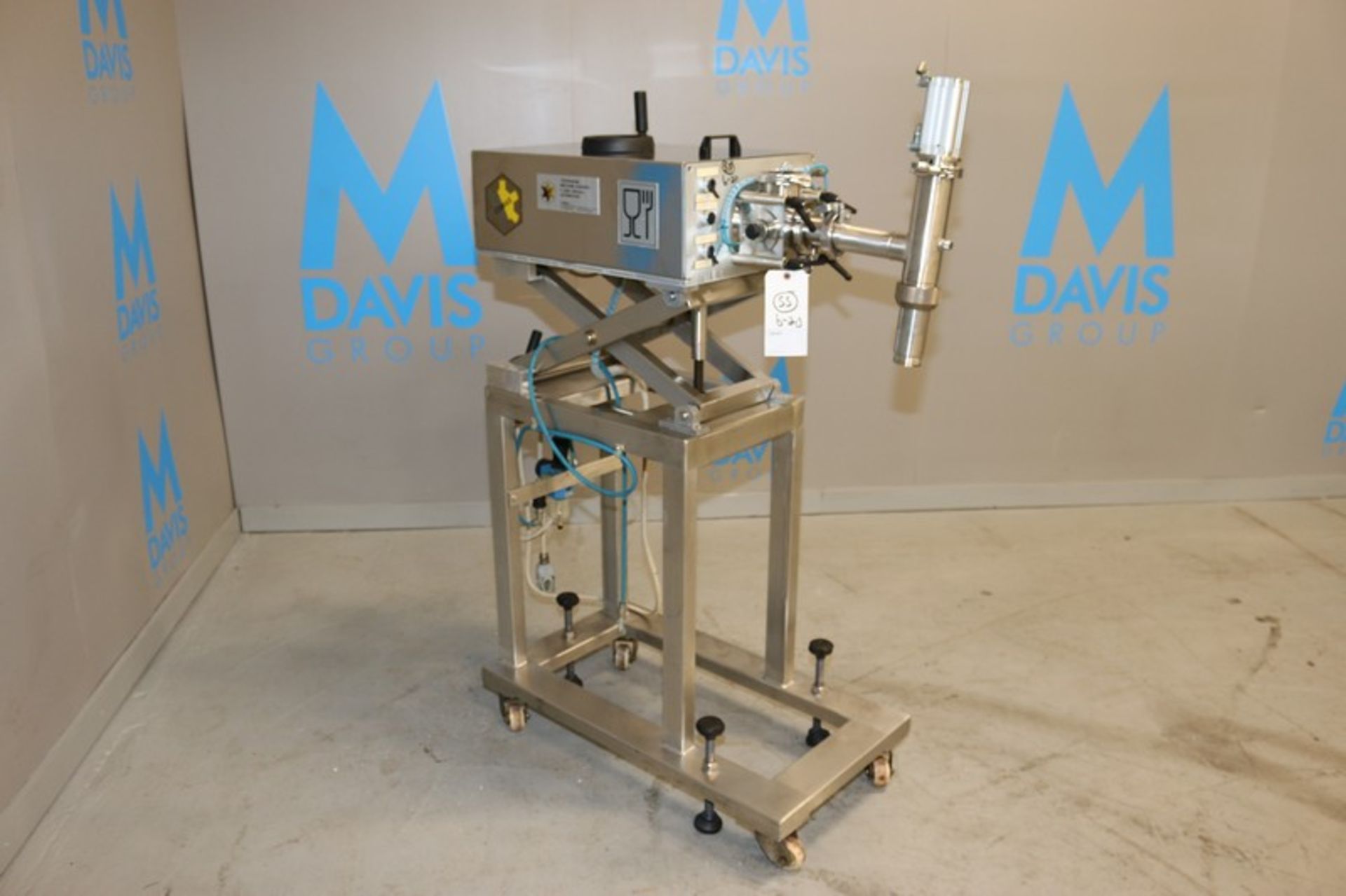 Comas S/S Dosing Pump, Matricola: 2489, Year: 1996, with Adjustable S/S Scissor Frame,