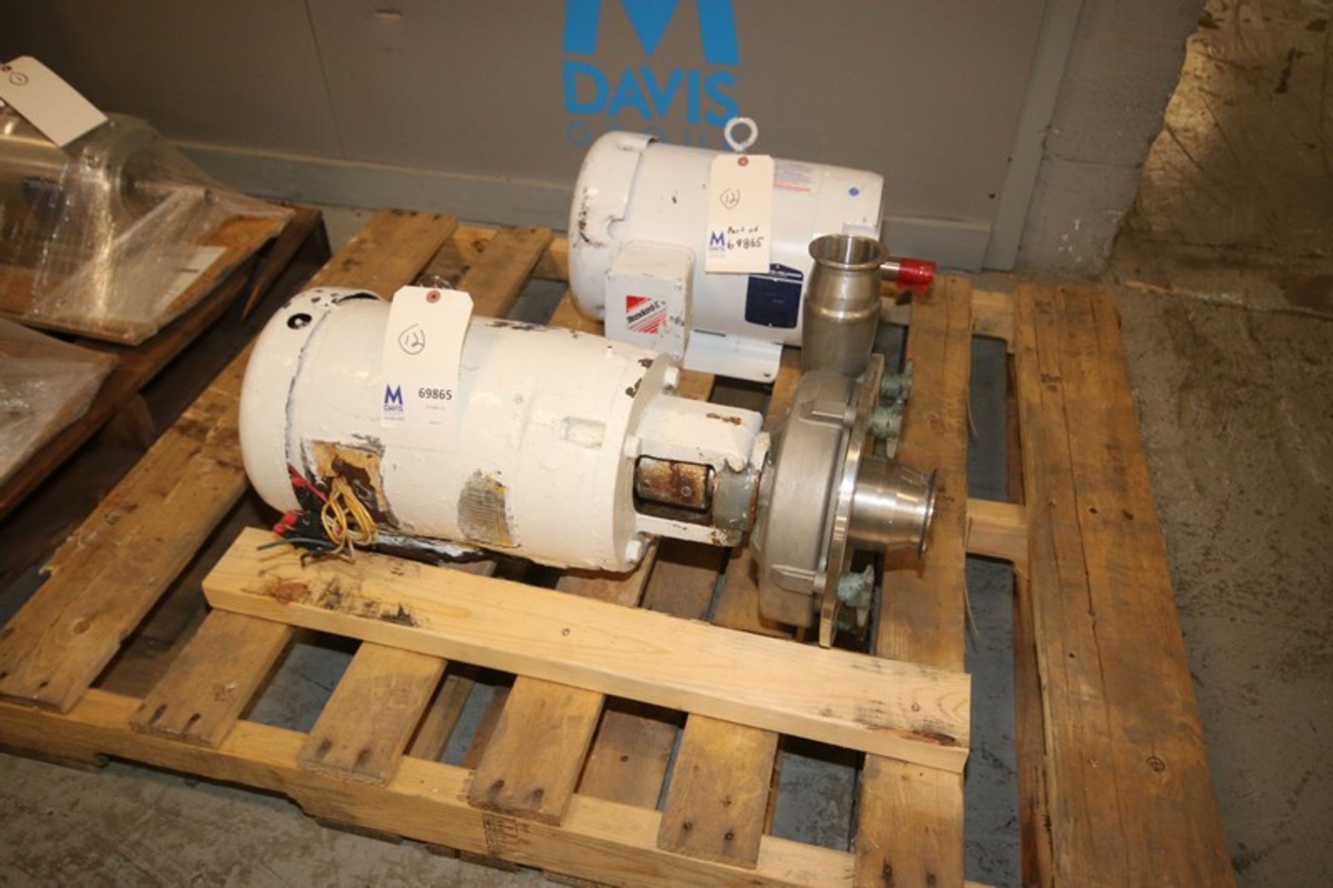 Fristam 7.5 hp Centrifugal Pump, S/N 354170617, with Aprox. 2-1/2" x 3" Clamp Type Inlet/Outlet, - Image 2 of 6