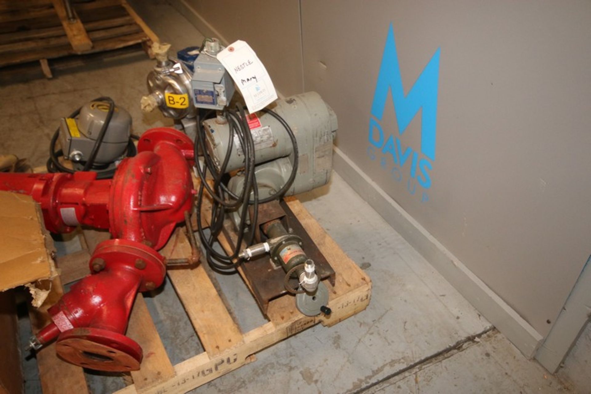 Pallet of Assorted Pumps, Motors, & Pump Heads, Includes Spirax Sarco Pressure Reducing Valve, - Image 9 of 10