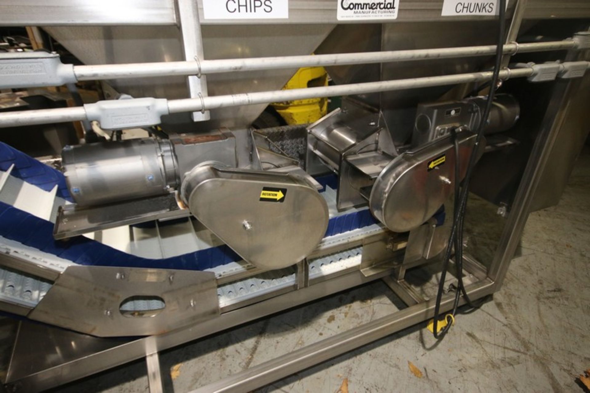 Commercial S/S Chips/Chunk Feeder Conveyor, S/N MU120310604, - Image 11 of 16