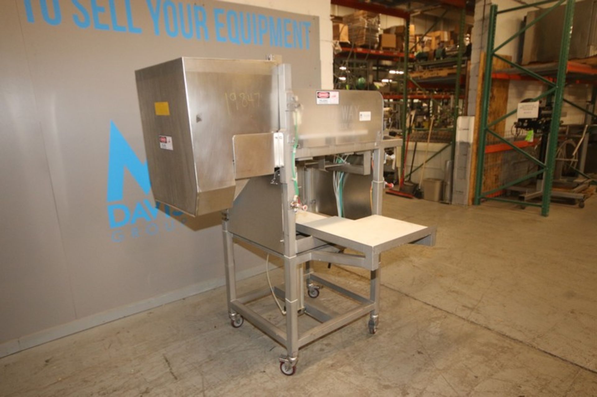 GMC Tu-Way Automatic Cheese Portioner, with S/S Discharge Chute & Push Cylinder,