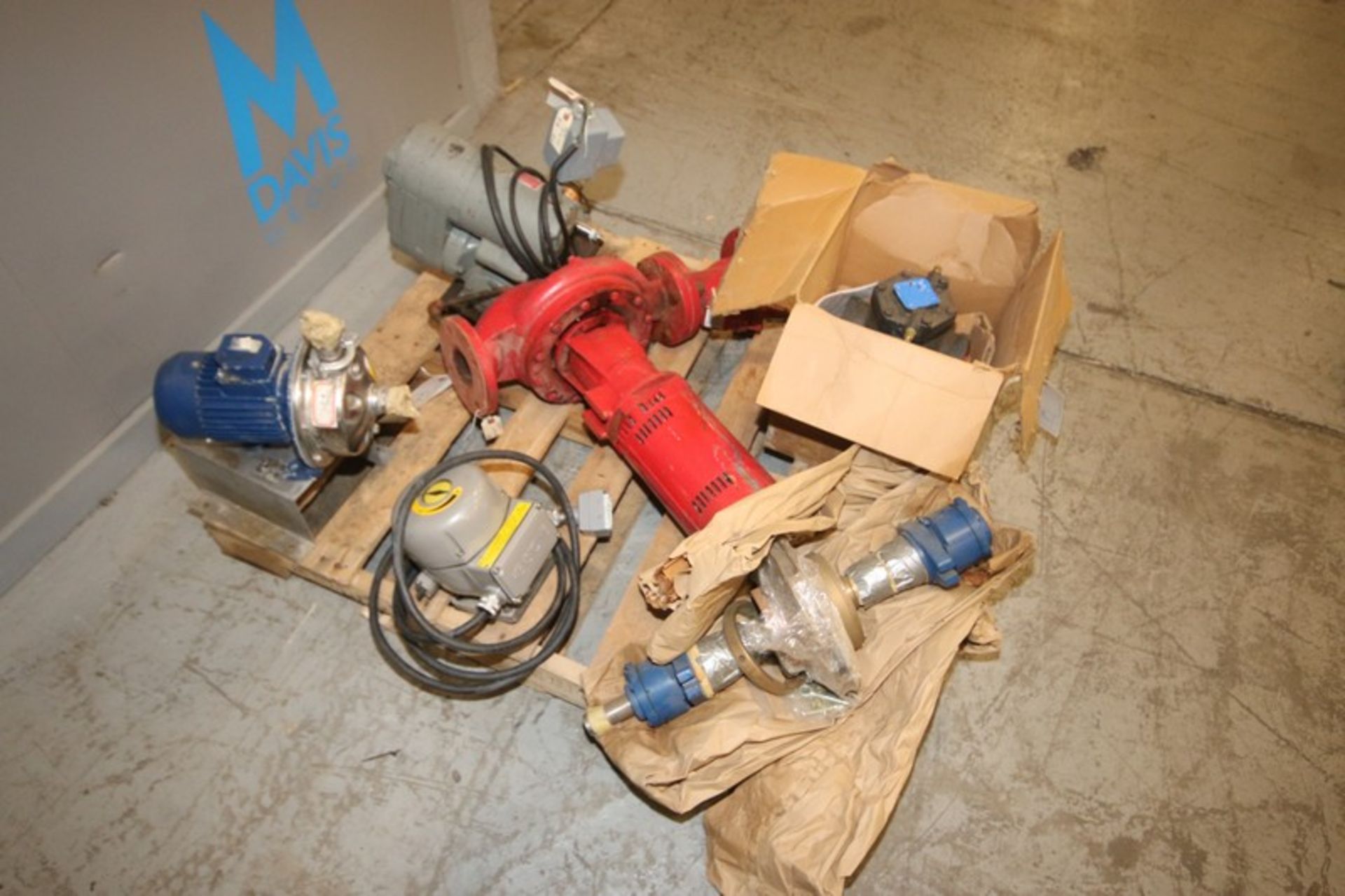 Pallet of Assorted Pumps, Motors, & Pump Heads, Includes Spirax Sarco Pressure Reducing Valve, - Image 3 of 10