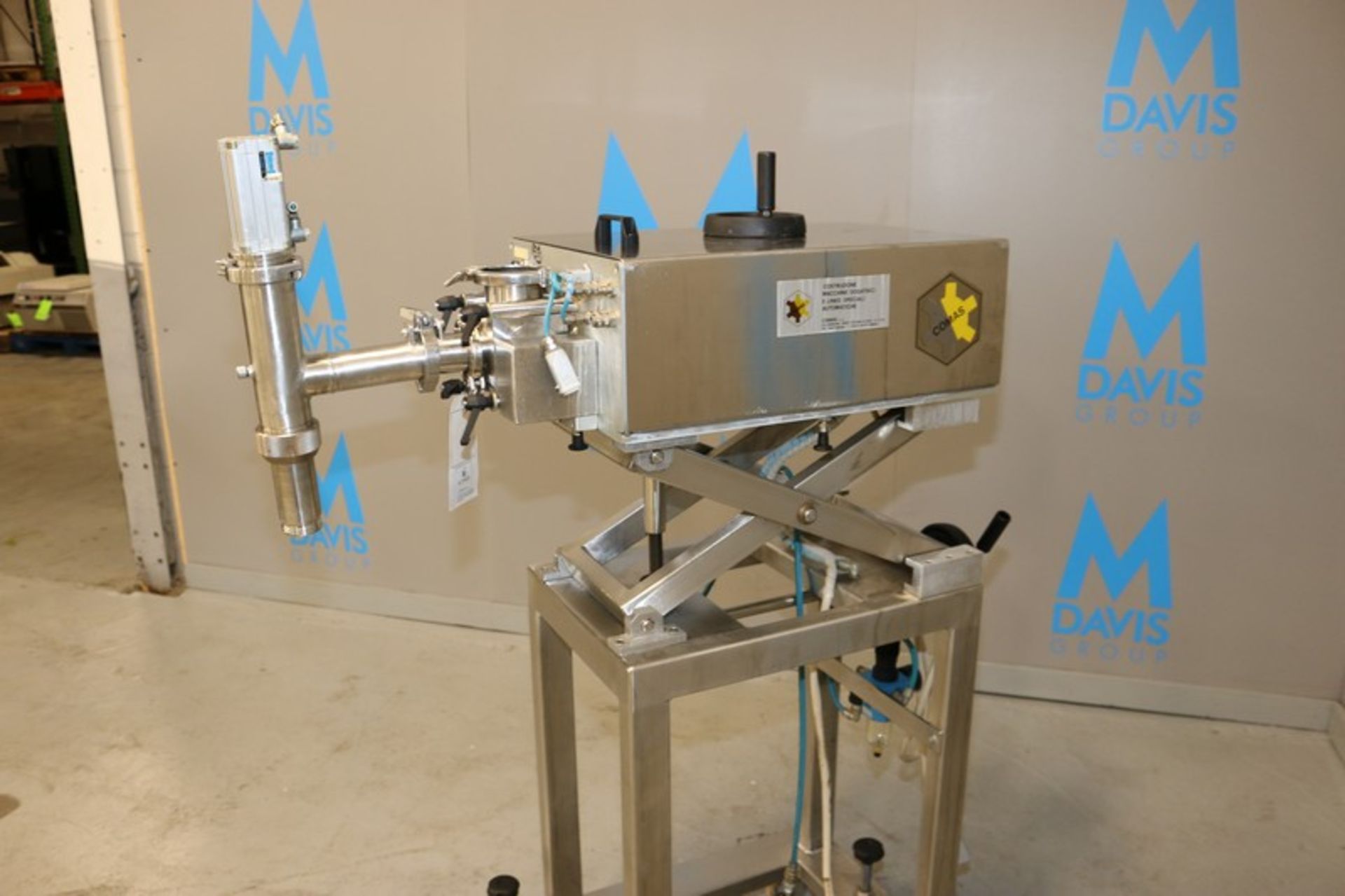 Comas S/S Dosing Pump, Matricola: 2489, Year: 1996, with Adjustable S/S Scissor Frame, - Image 4 of 11