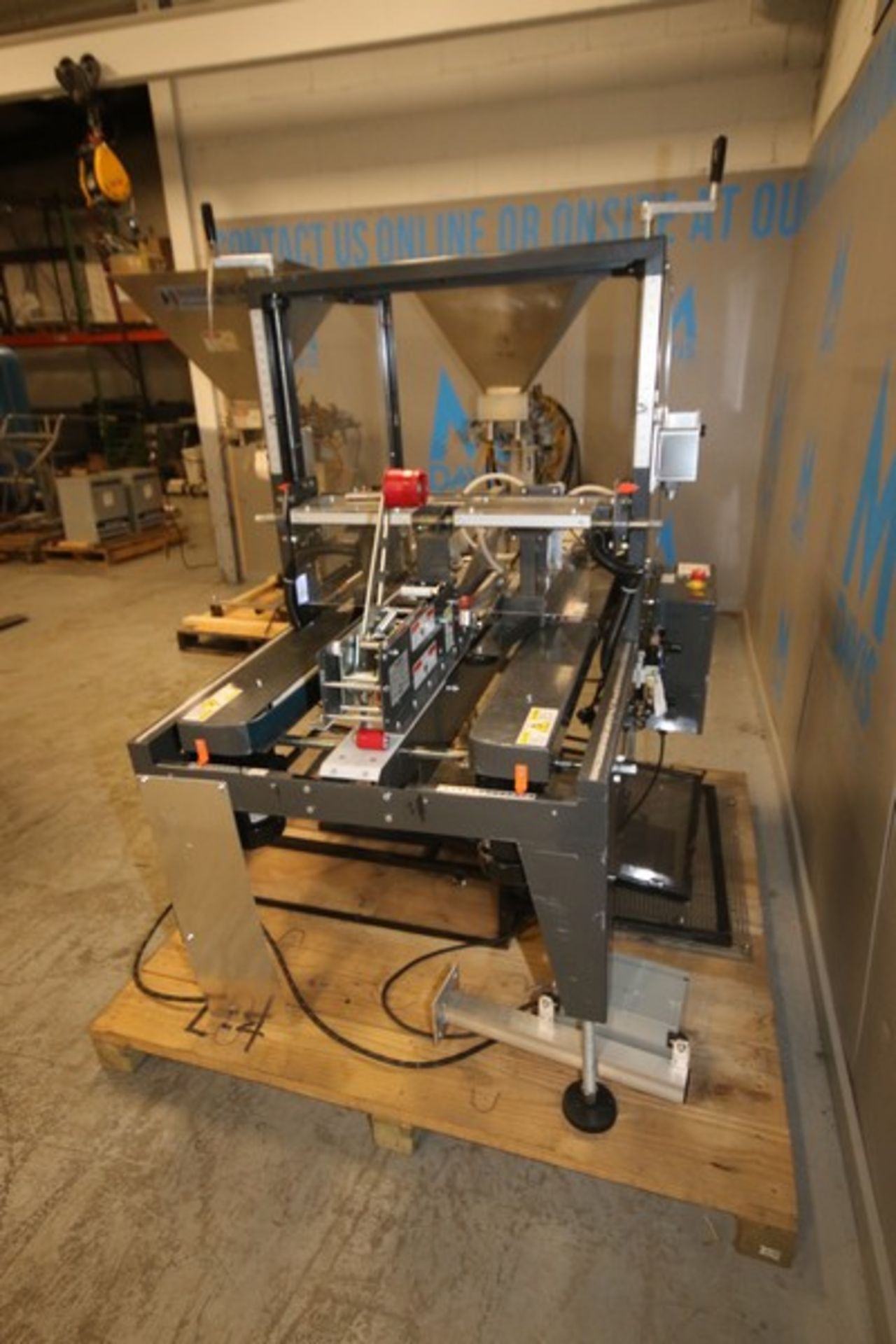 Loveshaw Little David Top & Bottom Case Sealer, M/N LD24/2, S/N +LD24XOI5116XS, 110 Volts, 1 Phase( - Image 3 of 10