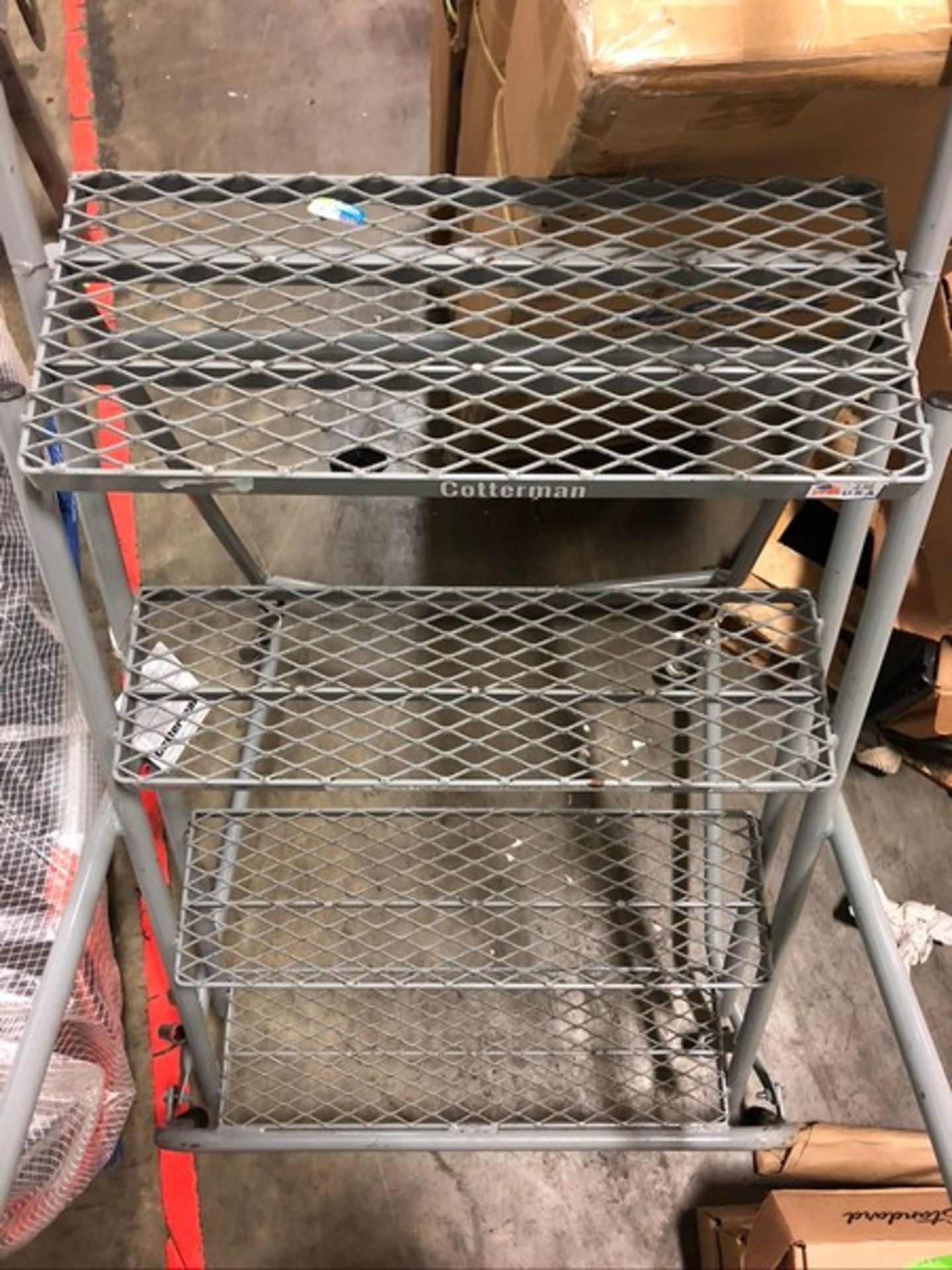 COTTERMAN 4-STEP LADDER, 24'' WIDE PERFORATED - Image 2 of 3