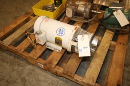 Puriti Pump 5 hp Centrifugal Pump, M/N C-216, S/N 17834496, with Baldor 3450 RPM Motor,