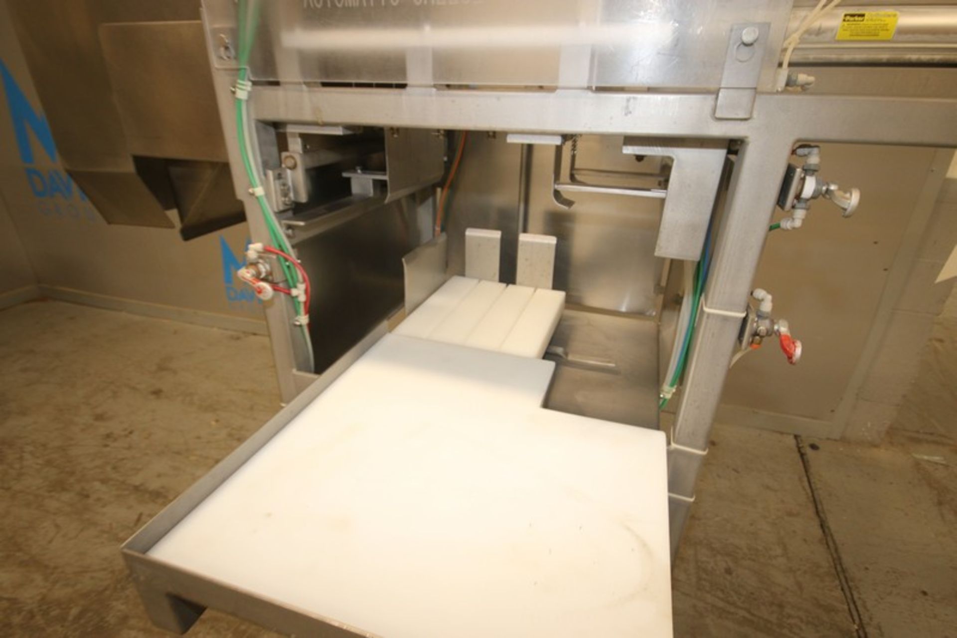 GMC Tu-Way Automatic Cheese Portioner, with S/S Discharge Chute & Push Cylinder, - Image 3 of 10