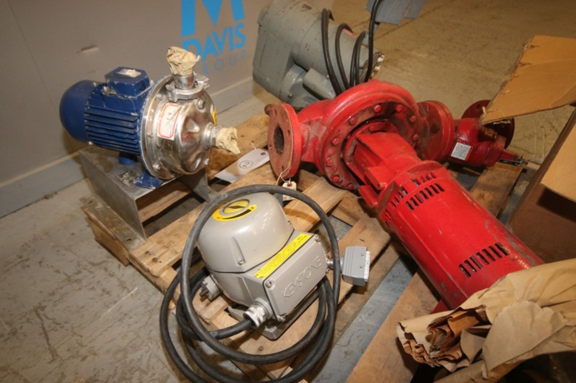 Pallet of Assorted Pumps, Motors, & Pump Heads, Includes Spirax Sarco Pressure Reducing Valve, - Image 5 of 10