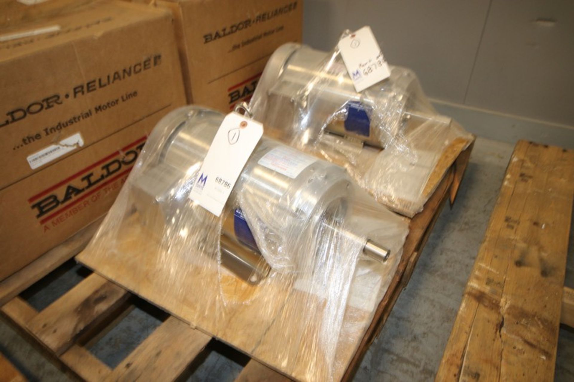 NEW Baldor 5 hp S/S Clad Motors, 230/460 Volts, 3500 RPM (INV#68786) - Image 2 of 7