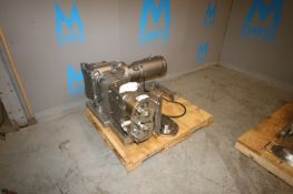 WCB 10 hp Positive Displacement Pump, M/N 224, S/N 252731-00, with Aprox. 4" Thread Type Inlet/