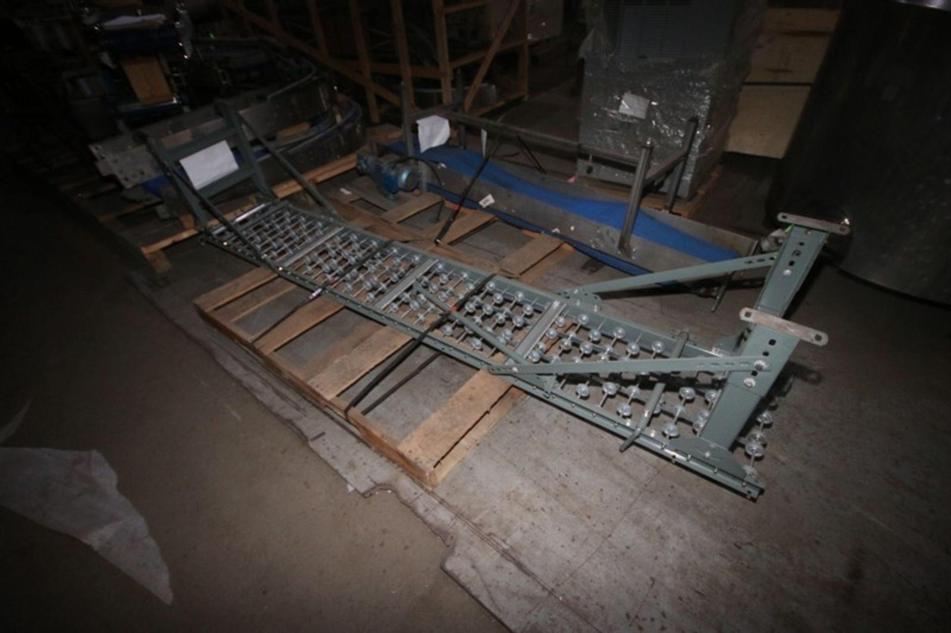 Section of Skate Conveyor, Overall Dims.: Aprox. 9'7" L x 16" W x 24" H - Image 2 of 2
