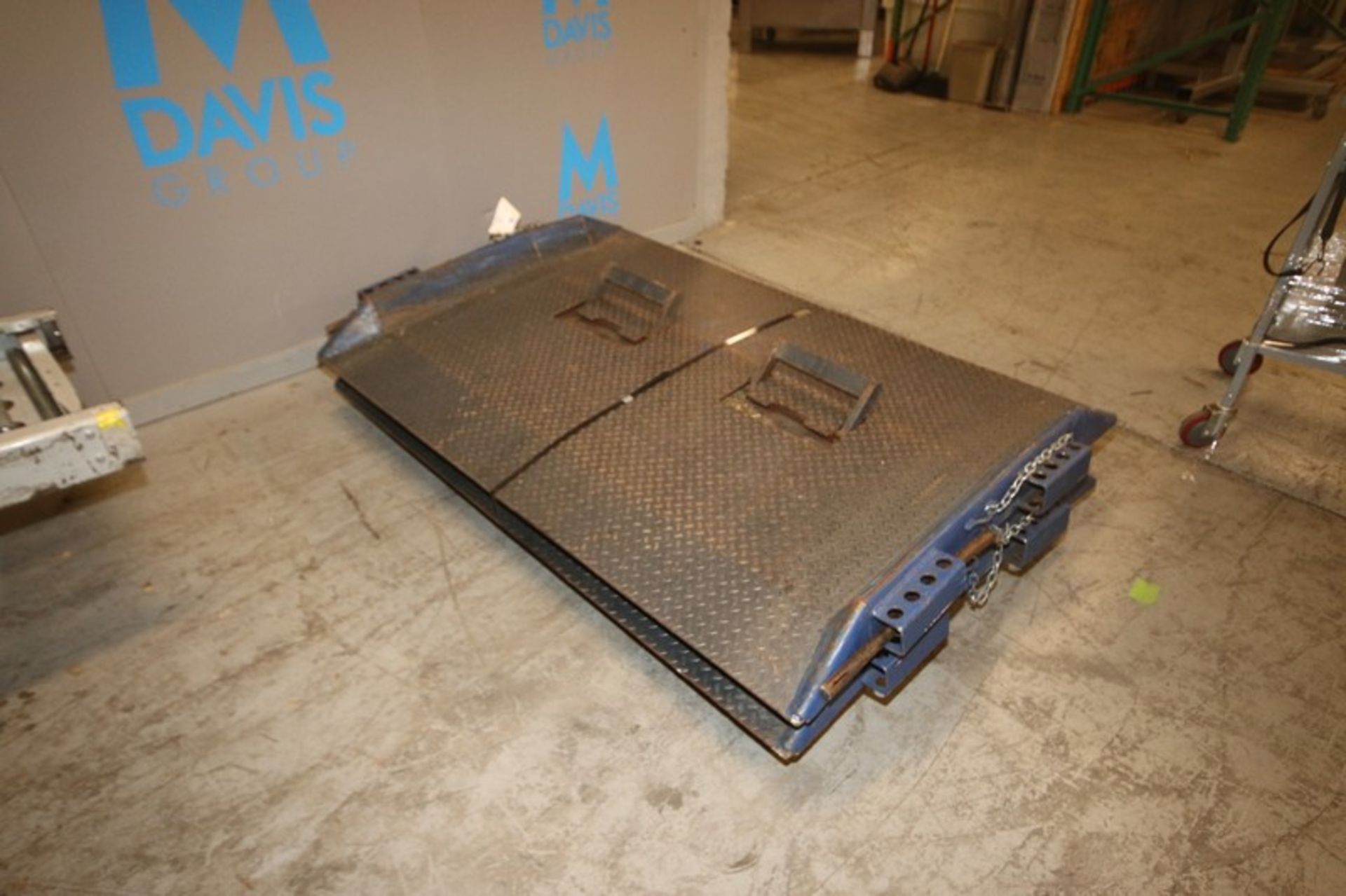 Dock Ramps, Overall Dims.: Aprox. 77" L x 48" W, with Flip Up Fork Inserts in Middle of Ramp - Image 2 of 4