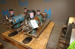 Tri-Clover 1 hp Positivie Displacement Pump, M/N TCIP2NLD-15MEY415H-AQ-DM1A, S/N 541697-01, with