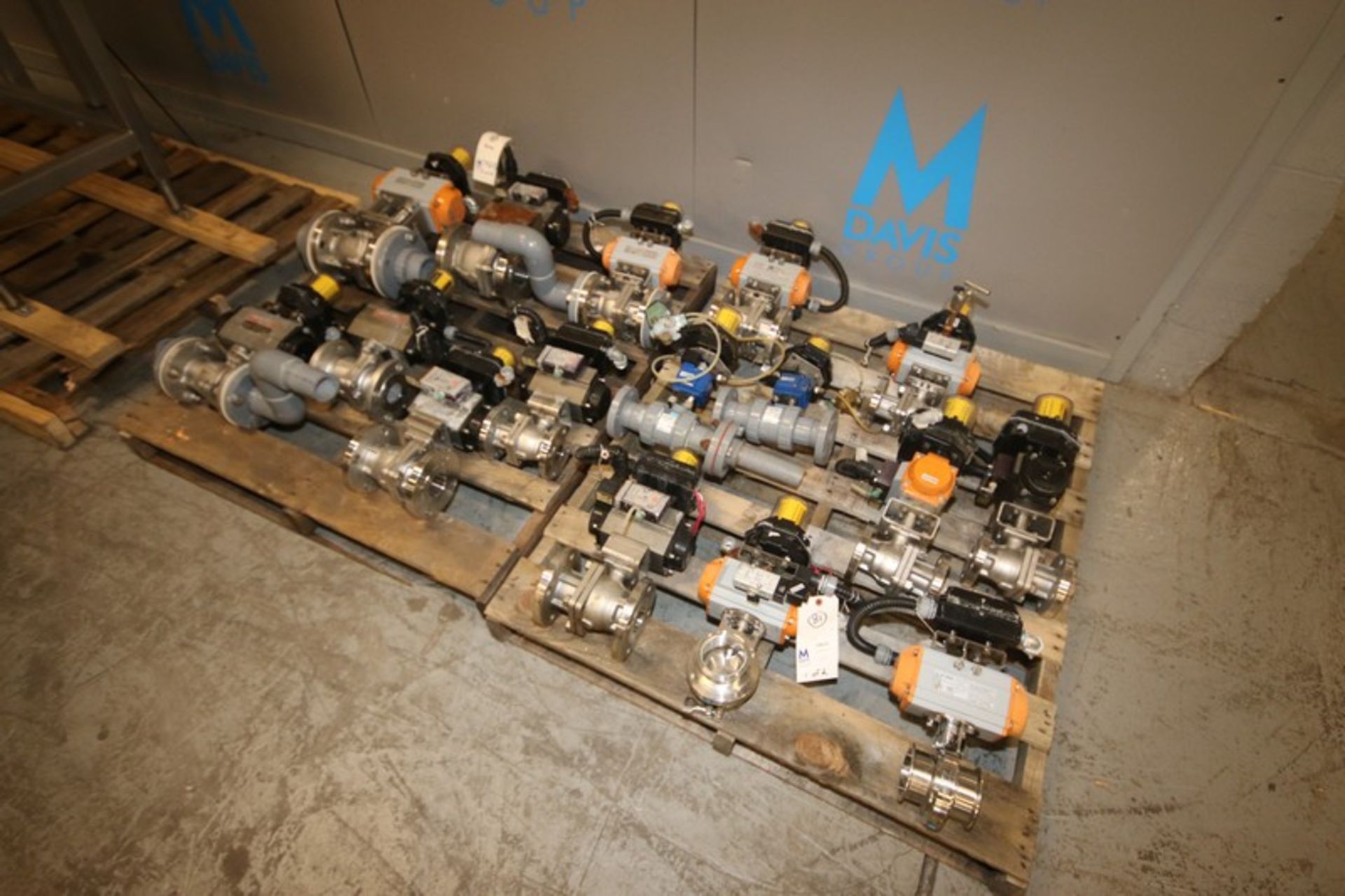 Assorted S/S Air Actuated Ball Valves, Sizes Ranging From 1-1/2" - 3" Dia., Some Clamp Type & Some - Image 2 of 8