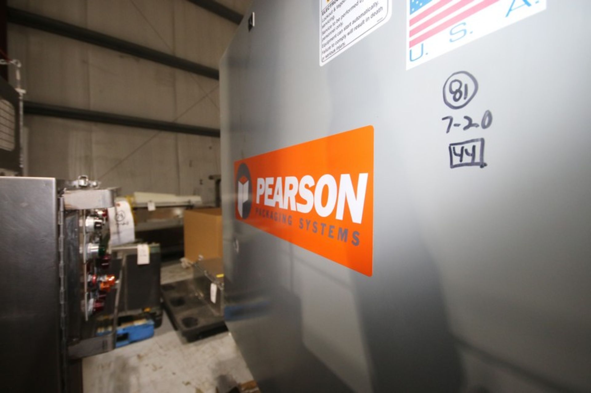 2012 Pearson Case Sealer, S/N 2012CS2513018, with Allen-Bradley Micro-Logix L24ER PLC - Image 9 of 13