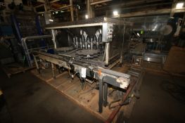 Eagle Rotary S/S Filler, M/N FR 24-0136, with Straight Section of Infeed Product Conveyor