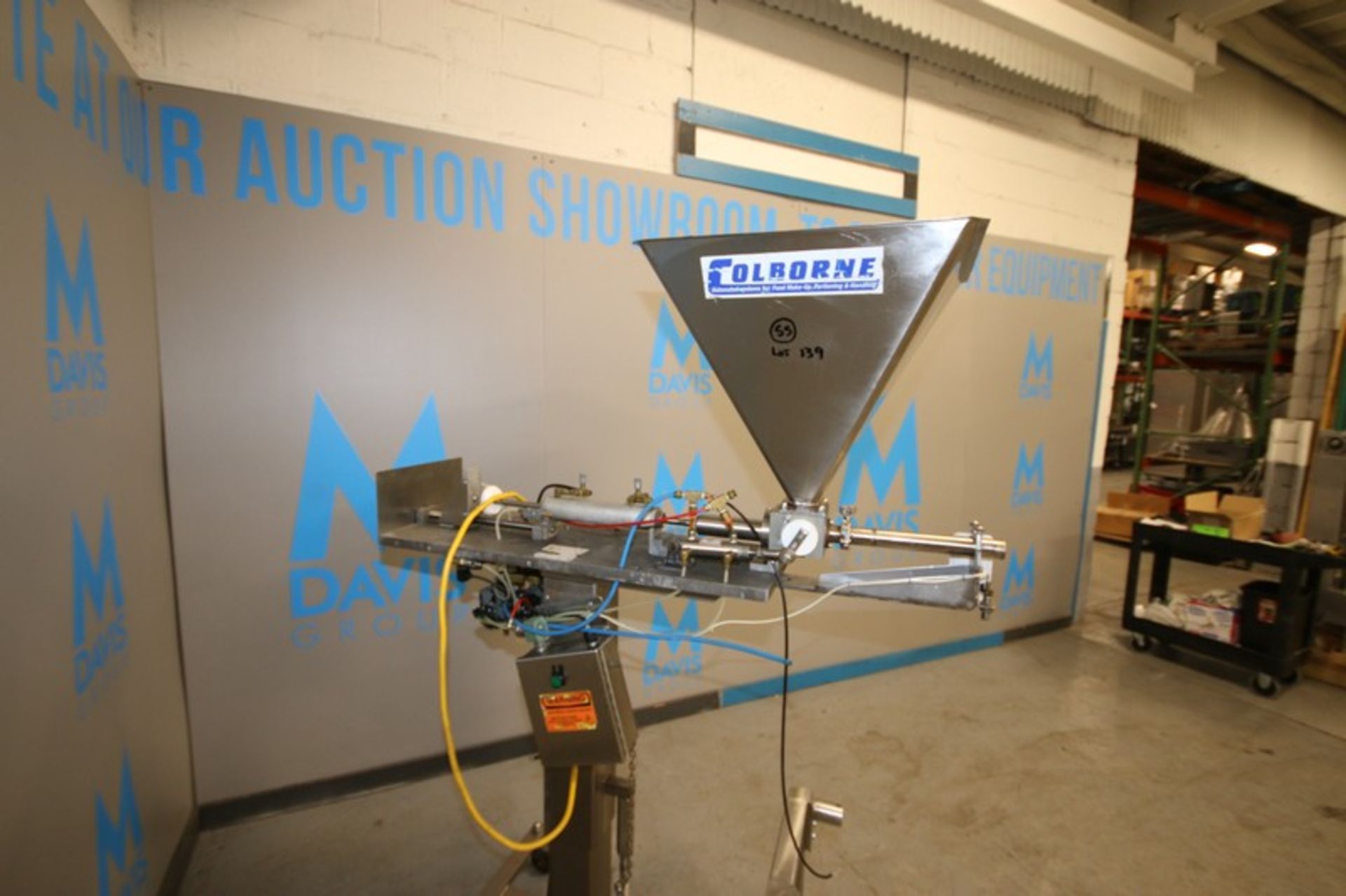 Colborne Portable Piston Filler / Depositor, with 20" x 20" Feed Hopper, - Image 4 of 10