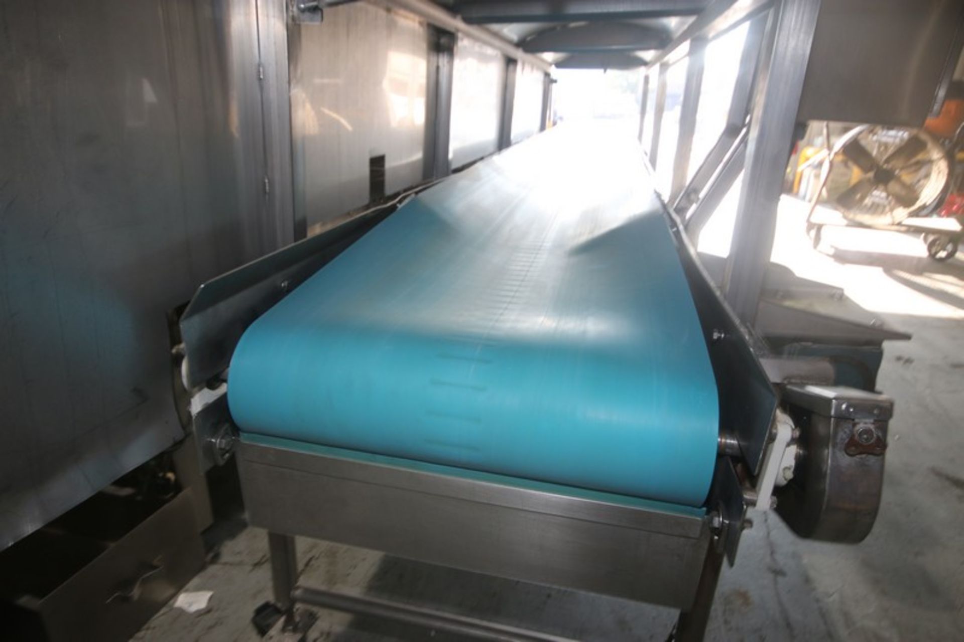S/S Product Conveyor, Overall Dims.: Aprox. 250" L x 44" W x 72" H, with Aprox. 21-1/2" W Rubber - Image 10 of 13