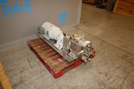 AMPCO 8/4 hp Positive Displacement Pump, M/N ZP1-130-SO, S/N CC-122774-1-1, with 1765 RPM Motor,