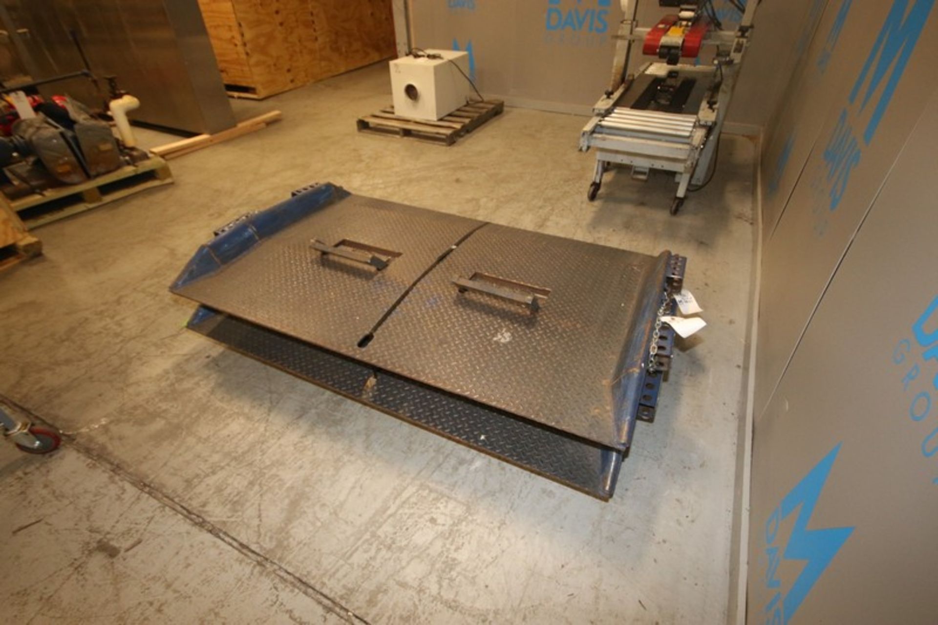 Dock Ramps, Overall Dims.: Aprox. 77" L x 48" W, with Flip Up Fork Inserts in Middle of Ramp - Image 4 of 4