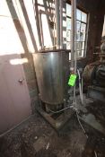 Aprox. 85 Gal. S/S Tank, Tank Dims.: Aprox. 24" Diameter x 33" Straight Side (LOCATED IN Muenster,