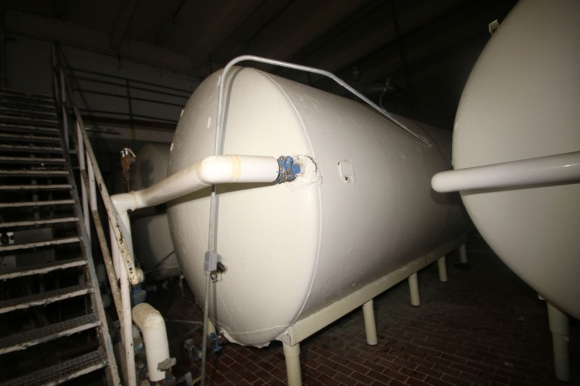 Crepaco Stainless Steel Aprox. 6,000 Gal. S/S Horizontal Tank, with Carbon Steel Sheathing, Tank - Image 2 of 6