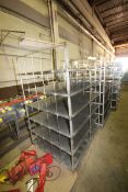 6-Shelf S/S Portable Bakery Racks, Overall Dims.: Aprox. 50" L x 40" W x 74" H (LOCATED IN