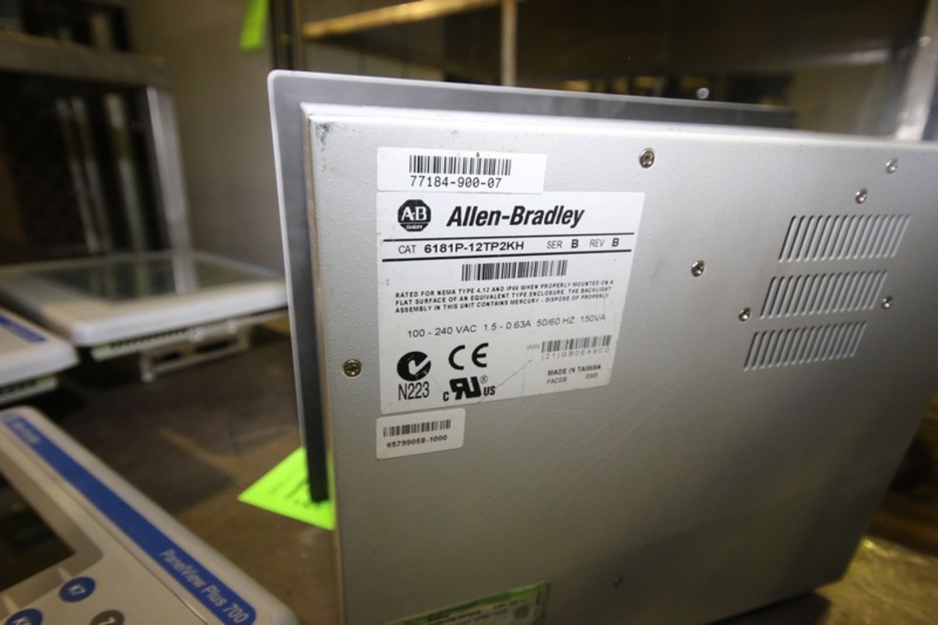 Allen-Bradley Touchscreen Displays, Includes (2) PanelView Plus 1000s, (1) VersaView 1200P, (1) - Image 7 of 9